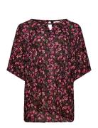 Kcmarca Ami Blouse Tops Blouses Short-sleeved Pink Kaffe Curve