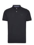 Classic Pique Polo Tops Polos Short-sleeved Navy Superdry