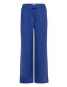 Trouser Bella Refibra Bottoms Trousers Straight Leg Blue Lindex