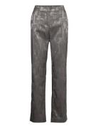 Lr-Alma Bottoms Trousers Straight Leg Grey Levete Room