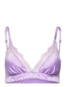 Love Lace Lingerie Bras & Tops Soft Bras Bralette Purple Love Stories