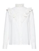 Shirt Tops Shirts Long-sleeved White Sofie Schnoor