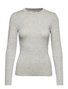 Stabil Top L/S Tops T-shirts & Tops Long-sleeved Grey A-View