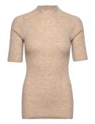 Claudia - Merino Blend Tops Knitwear Jumpers Beige Day Birger Et Mikke...