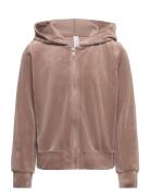 Vmvelvet Ls Zip Hoodie Jrs Girl Tops Sweat-shirts & Hoodies Hoodies Be...