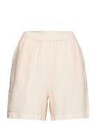 Emmi Linen Shorts Bottoms Shorts Casual Shorts Cream MOS MOSH