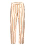 Harriet Evita Pants Gots Bottoms Trousers Straight Leg Beige Basic App...