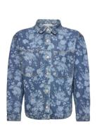 Tnflorana Denim Shirt Tops Shirts Long-sleeved Shirts Blue The New