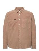 Seasonal Overshirt Tops Overshirts Beige Lee Jeans