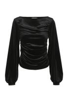 Kamaligz Ls Blouse Tops Blouses Long-sleeved Black Gestuz