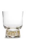 Glass Feast 33 Cl Stripes Gold By Ottolenghi Set/4 Home Tableware Glas...