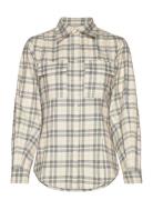 Slim Dart Checked Shirt Tops Shirts Long-sleeved Green GANT