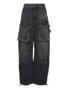 Giraffa Bottoms Trousers Cargo Pants Black Sportmax