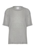 Parry - Soft Wool Tops T-shirts & Tops Short-sleeved Grey Day Birger E...