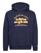 Grf Hoodie Sport Sweat-shirts & Hoodies Hoodies Navy Adidas Originals