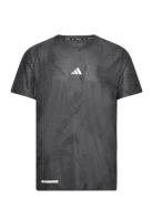 Ult Aop Hr Tee Sport T-shirts Short-sleeved Grey Adidas Performance