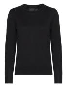 Pullover-Knit Light Tops Knitwear Jumpers Black Brandtex