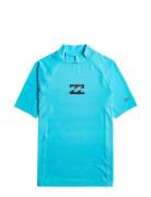 Waves All Day Boys Ss Tops T-shirts Short-sleeved Blue Billabong