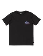 Take Us Back Logo Ss Yth Tops T-shirts Short-sleeved Black Quiksilver