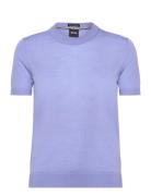 Falyssiasi Tops Knitwear Jumpers Blue BOSS