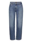 Low Rise Jane Bottoms Jeans Straight-regular Blue Lee Jeans