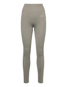 Cora Tights Sport Running-training Tights Beige Drop Of Mindfulness