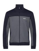 Tracksuit Jacket Tops Sweat-shirts & Hoodies Sweat-shirts Blue BOSS