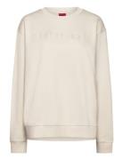 Disandra Tops Sweat-shirts & Hoodies Sweat-shirts Cream HUGO