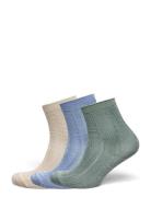 Glitter Drake Sock 3 Pack Lingerie Socks Regular Socks Green Becksönde...