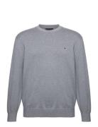 Bt-Classic Cotton Crew Neck-B Tops Knitwear Round Necks Grey Tommy Hil...