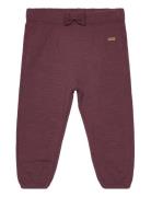 Pants Sweat Bottoms Sweatpants Purple Minymo