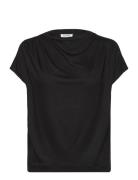 T-Shirts Tops T-shirts & Tops Short-sleeved Black Esprit Casual