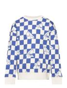 Over Artwork Sweatshirt Tops Sweat-shirts & Hoodies Sweat-shirts Blue ...