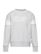 Over Printed Sweatshirt Tops Sweat-shirts & Hoodies Sweat-shirts Grey ...