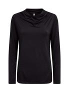 Sc-Marica Tops T-shirts & Tops Long-sleeved Black Soyaconcept