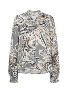 Sc-Dorina Tops Blouses Long-sleeved Grey Soyaconcept