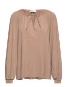 Ellis - Day Wish Tops Blouses Long-sleeved Beige Day Birger Et Mikkels...