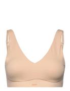 Bralette Laser Cut Lingerie Bras & Tops Soft Bras Bralette Beige BOSS