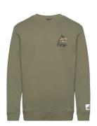 Torrey Crew Sport Sweat-shirts & Hoodies Sweat-shirts Khaki Green O'ne...