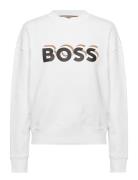 Econa Tops Sweat-shirts & Hoodies Sweat-shirts White BOSS