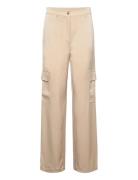 Satin Cargo Pant Bottoms Trousers Cargo Pants Beige Michael Kors