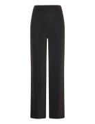 Petr Lla Sparkling Trousers Bottoms Trousers Wide Leg Black Bubbleroom