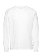 Hco. Guys Knits Tops T-shirts Long-sleeved White Hollister