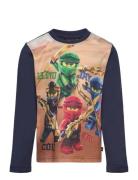 Lwtano 127 - T-Shirt L/S Tops T-shirts Long-sleeved T-shirts Navy LEGO...