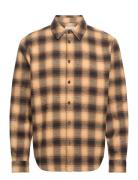 Elja Check Shirt Designers Shirts Casual Brown HOLZWEILER