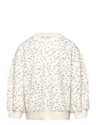 Sweat Shirt Motif Tops Sweat-shirts & Hoodies Sweat-shirts Cream Petit...