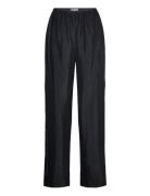 Pantalon Moss King Bottoms Trousers Straight Leg Black ROSEANNA