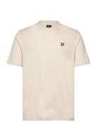 Rally Tipped T-Shirt Tops T-shirts Short-sleeved Beige Lyle & Scott