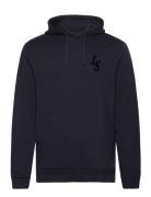 Club Emblem Hoodie Tops Sweat-shirts & Hoodies Hoodies Navy Lyle & Sco...