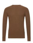 Bhcodford Crew Pullover Tops Knitwear Round Necks Khaki Green Blend